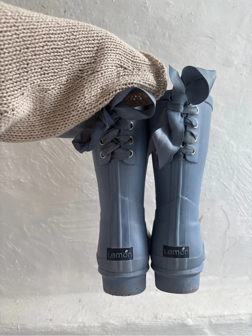Lemon collection rain boots